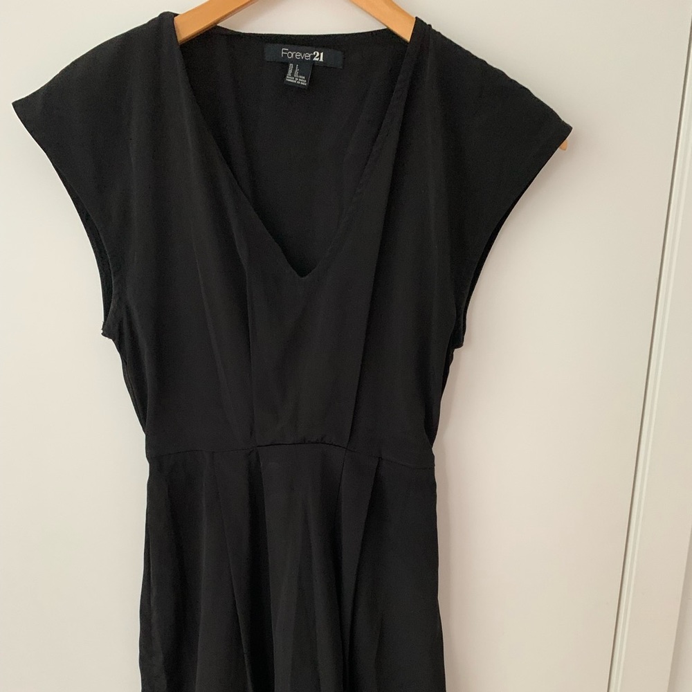 Forever 21 black dress (a little above the knee)